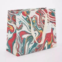 Hand Marbled Gift Bags Medium | Christmas Splendour